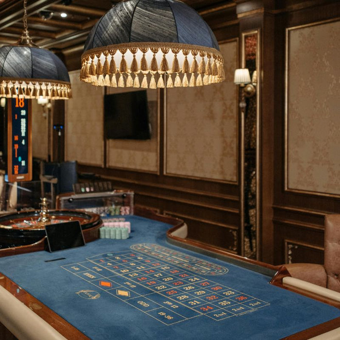 Luxury Man Cave with Poker Table 