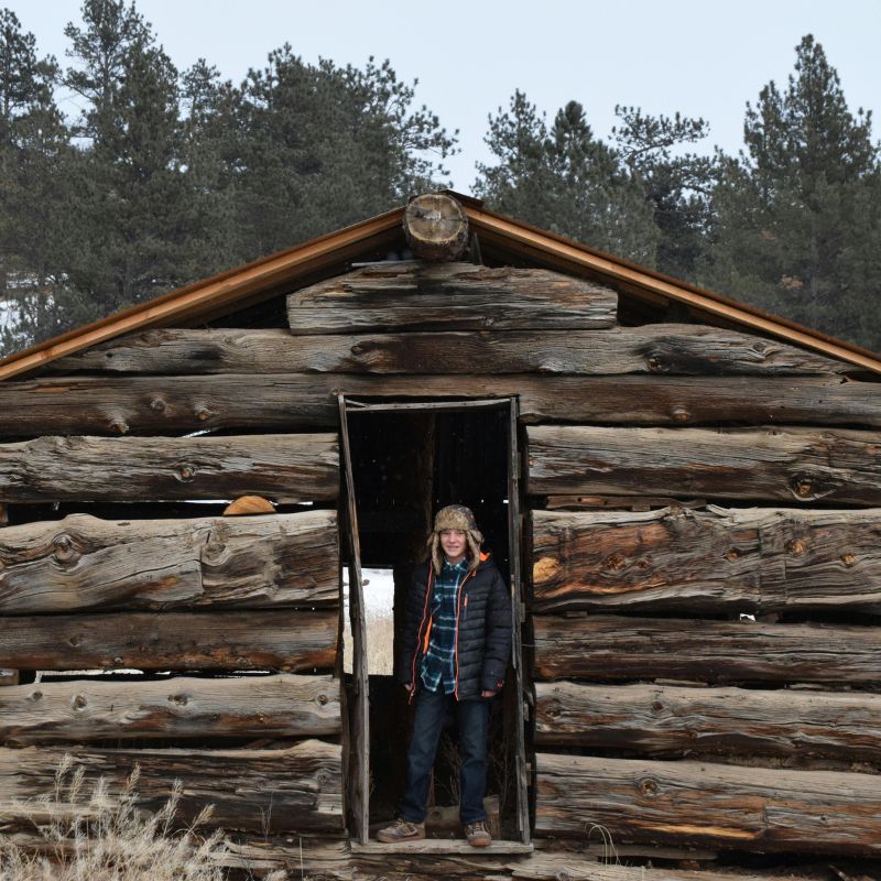 Rustic Man Cave Log Cabin