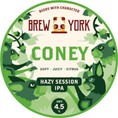 Brew York - Coney - Hazy session IPA 30L Keykeg