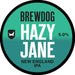 Brewdog Hazy Jane NEIPA Keykeg