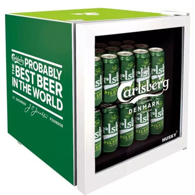 Husky Carlsberg Mini Fridge in Green