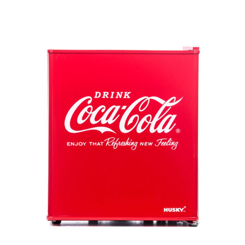 Husky coca cola drinks cooler side view