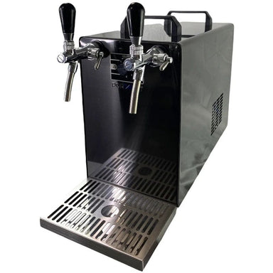 portapint 50c twin tap dispensers front view