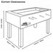 Roberto Sport Export Football Table Dimensions