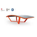 TEQ One table by TEQBALL front and side view