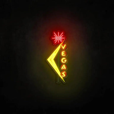 Vegas arrow Neon Sign for Man Cave